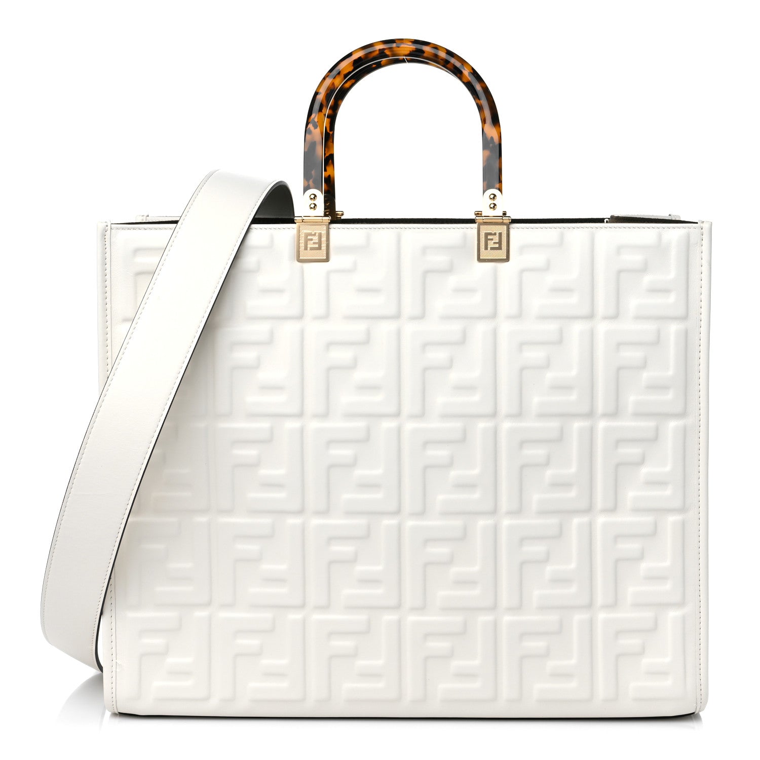 FENDI SUNSHINE MEDIUM CUERO BOLSO TOTE