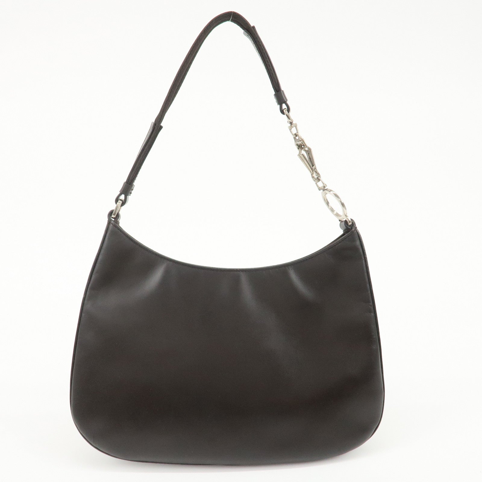 Prada Cleo brown bag – front view