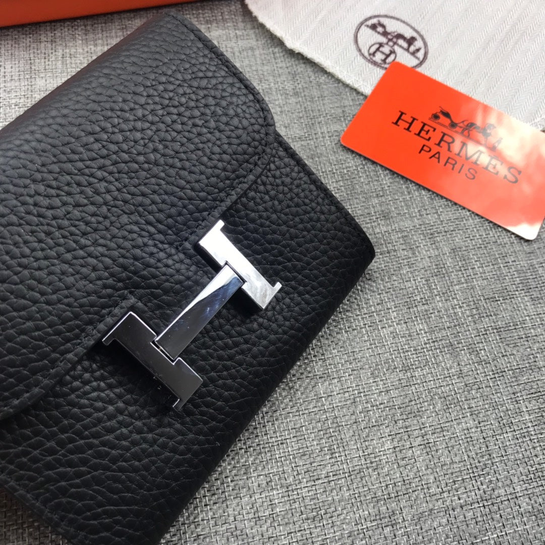 HM Constance 13 Negro Grained Piel de becerro
