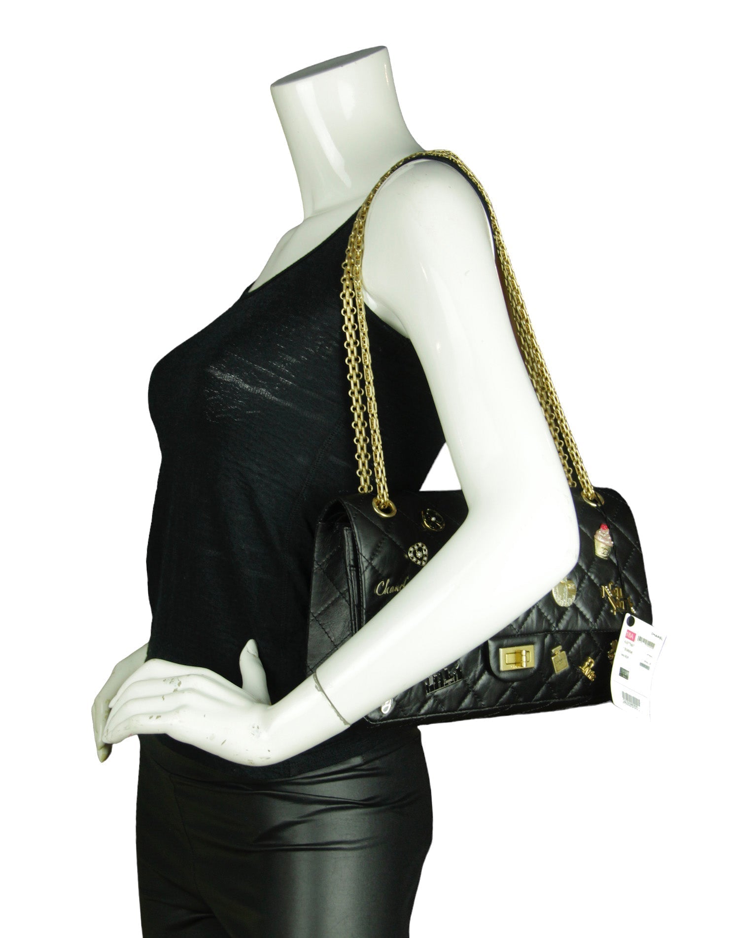 Chanel Negro 57th St NYC Lucky Charms 226 Reissue Flap Bag