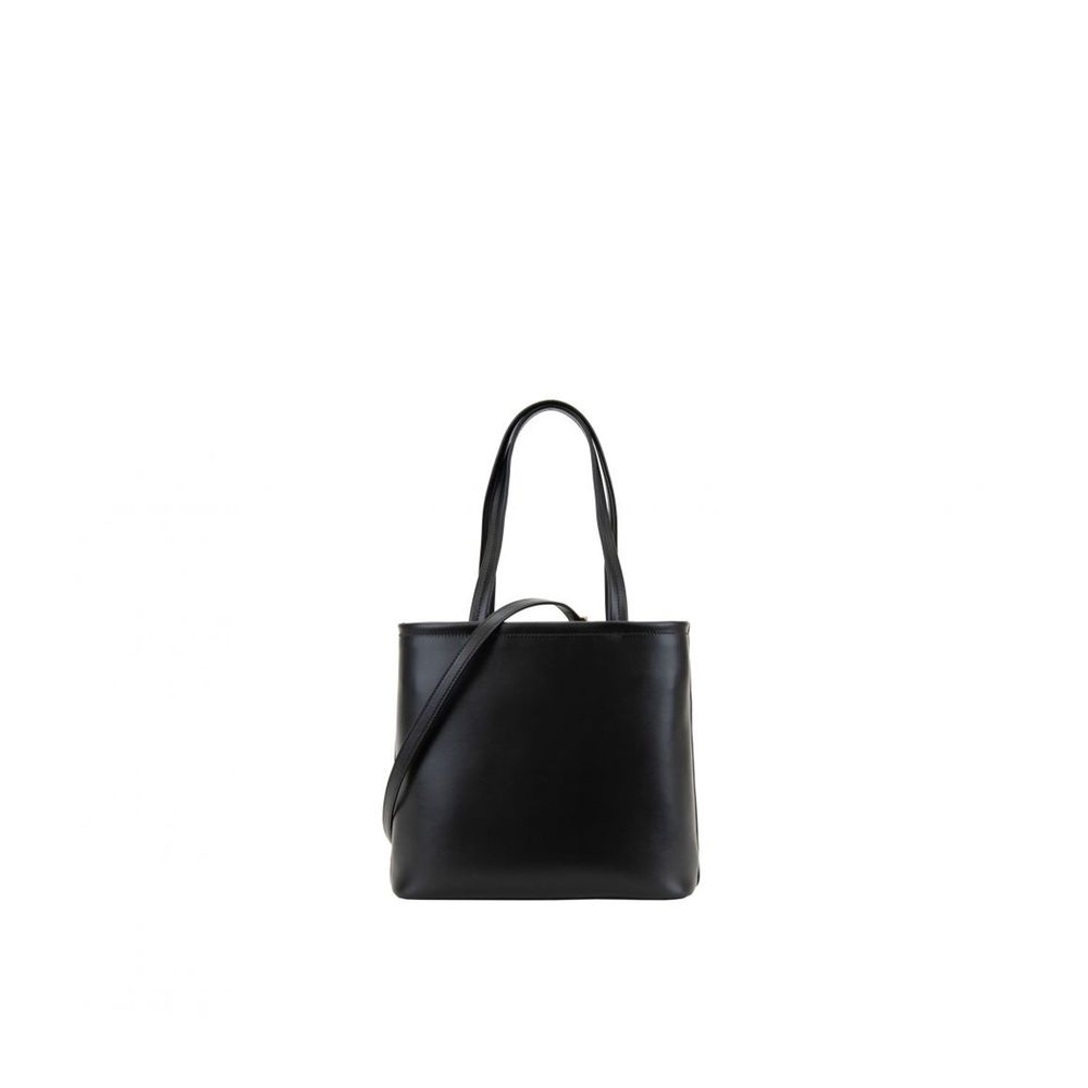 Bolso tote de Cuero con logo Prada