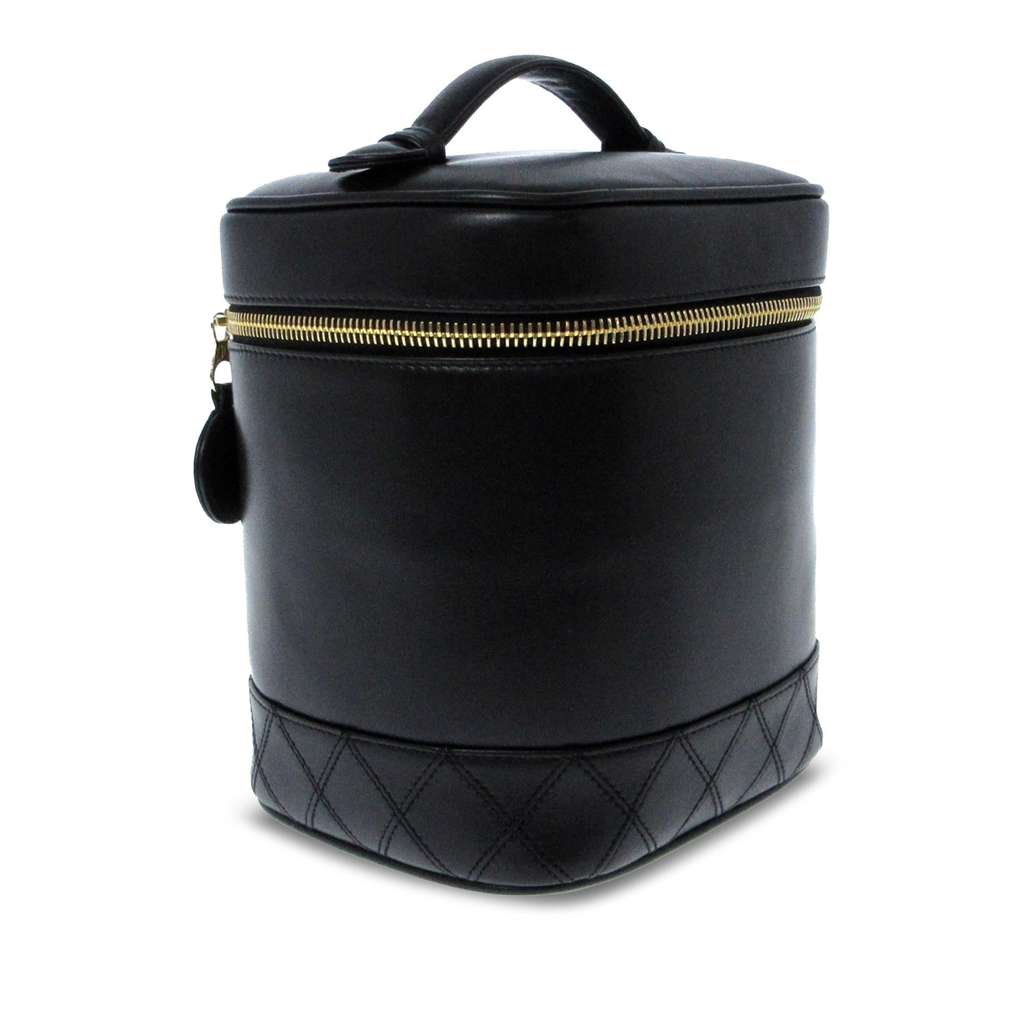 Chanel Bolso de mano Vanity Case CC de piel de cordero