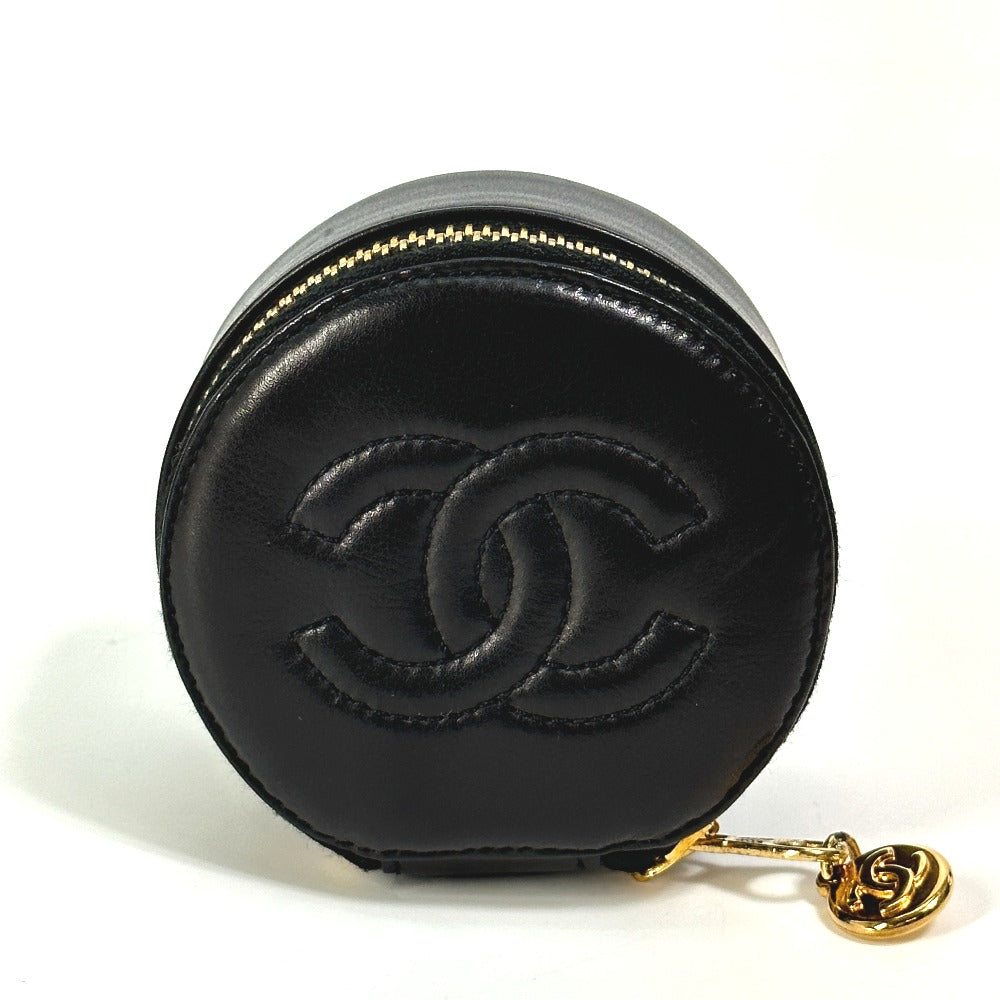 Chanel 30 Piel de cordero Negro Bolso de mano 2