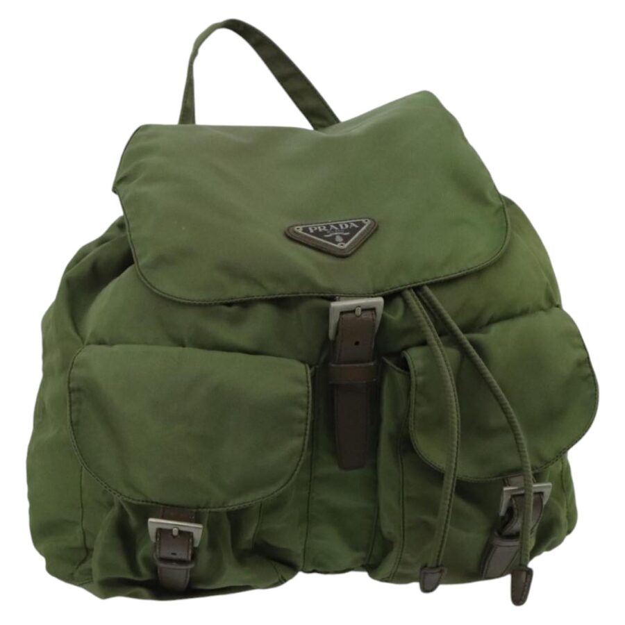 Nylon Backpack with Silver Accents and Guarantee Card | Studio Nafay