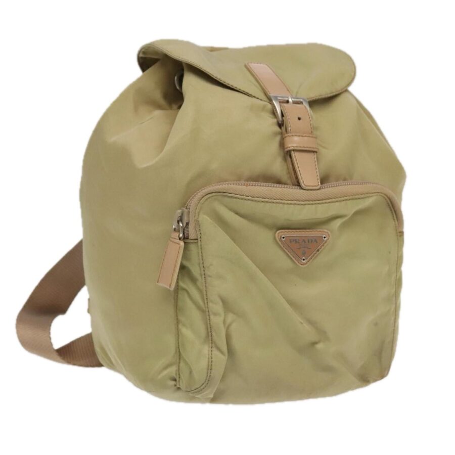 Nylon Backpack with Silver Accents | Studio Nafay