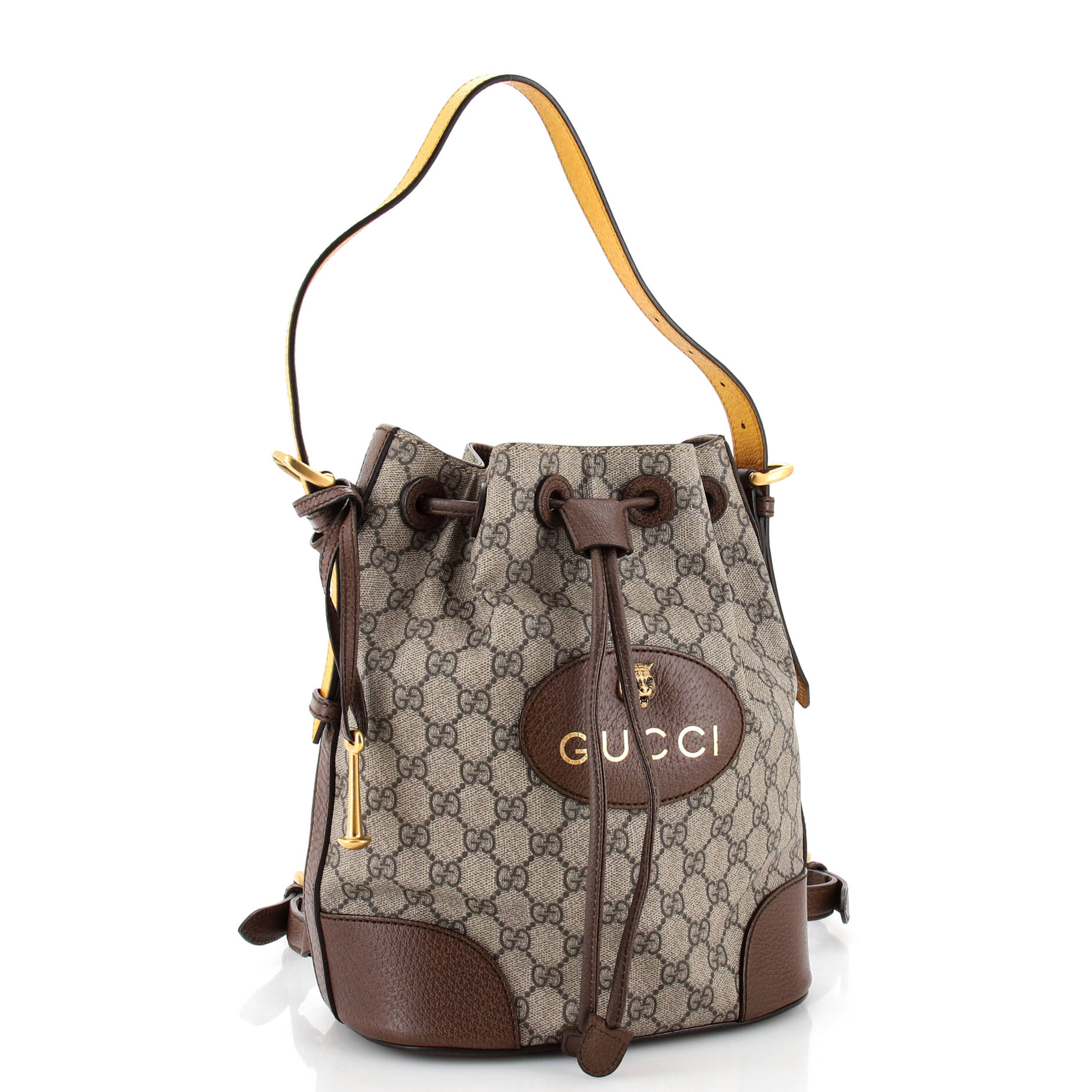 Mochila bombonera Neo con cordón en Lona revestida GG Mini