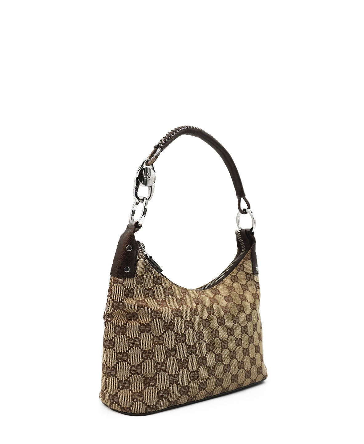 GG Canvas Hobo Marrón