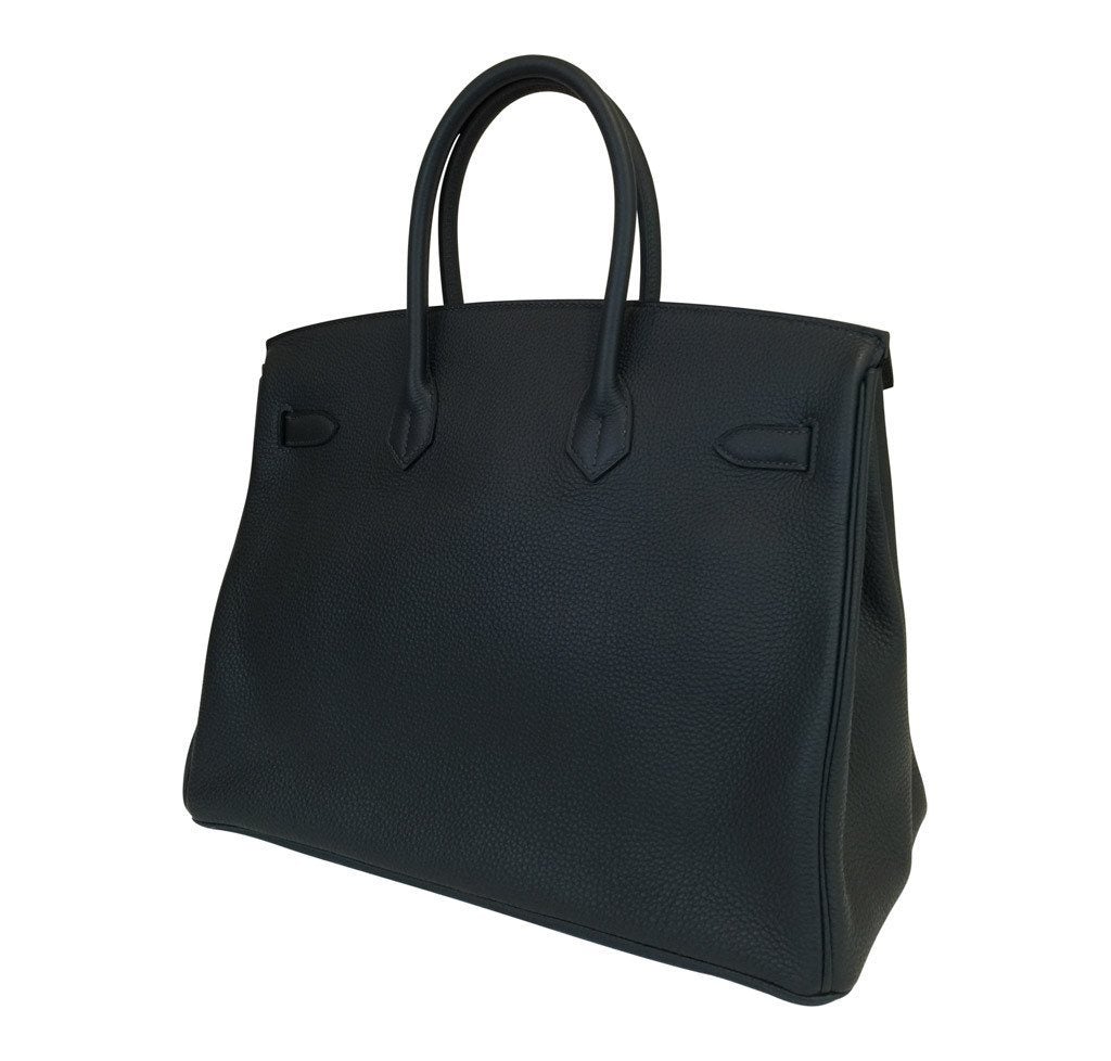 Hermesbirkin 35 Blue Ocean Bolso de mano PHW